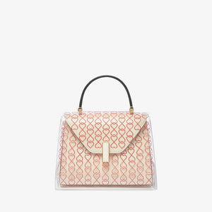 ヴァレクストラ LOVE ミニ イジィデ レインコート クリア/クリムゾンレッド