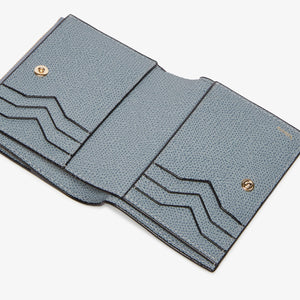 ヴァレクストラ 小銭入れ付き財布 6カード ナイアガラブルー