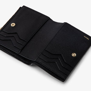 ヴァレクストラ 小銭入れ付き財布 6カード ブラック