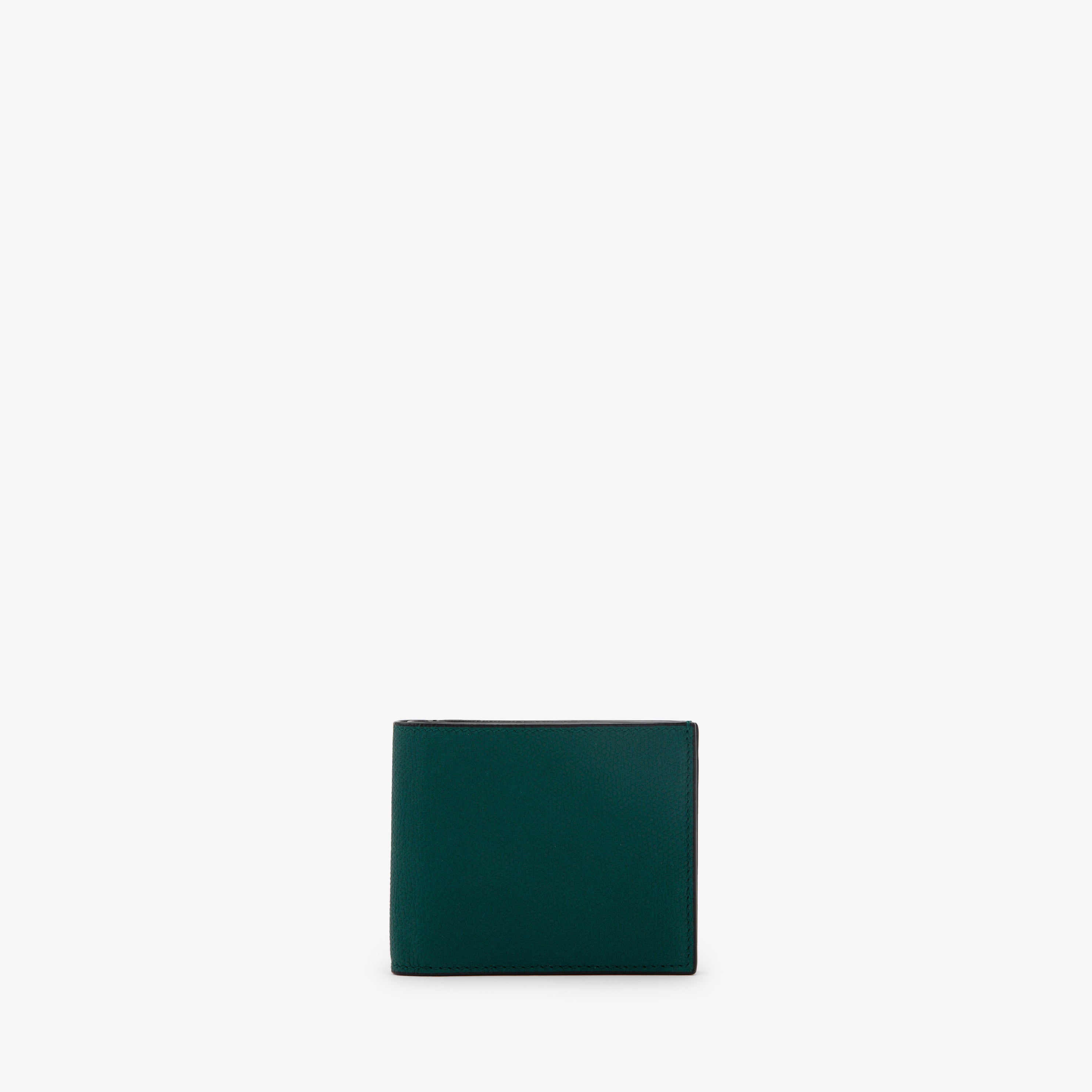 美品 Valextra 二つ折り 財布 グリーン 小銭入れ レザー 4カード 緑 小銭入れ付き二つ折り 4カード – Valextra - ヴァレクストラ