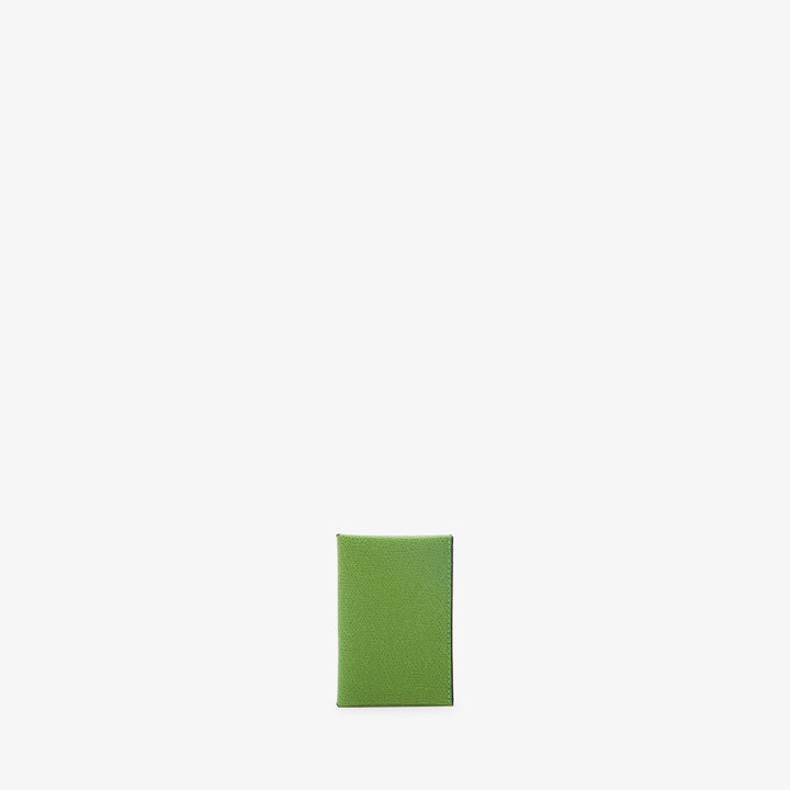 ヴァレクストラ ボタン付き カードホルダー グラスグリーン/ブラック