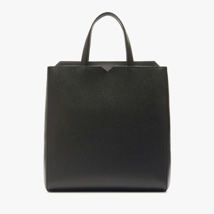 ヴァレクストラ Vライン ヴァーチカル ショッピングバッグ ブラック