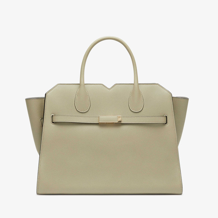 ヴァレクストラ 2ハンドル ミラノバッグ ミディアム ツンドラグリーン