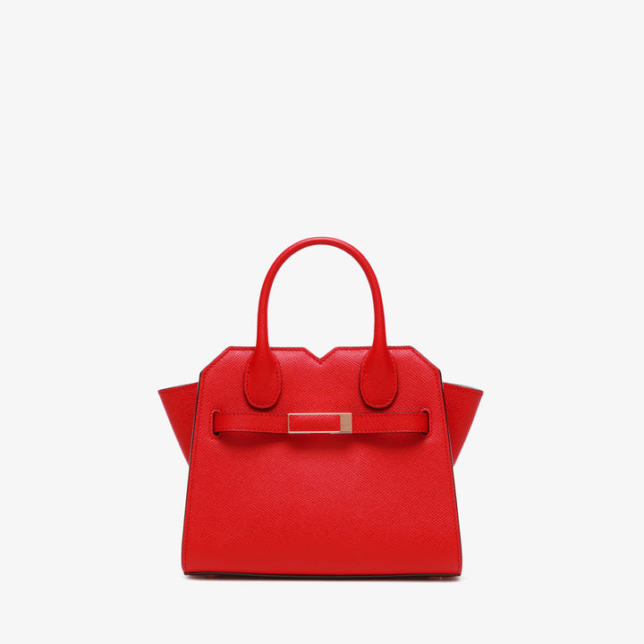ヴァレクストラ 2ハンドル ミラノバッグ マイクロ クリムゾンレッド