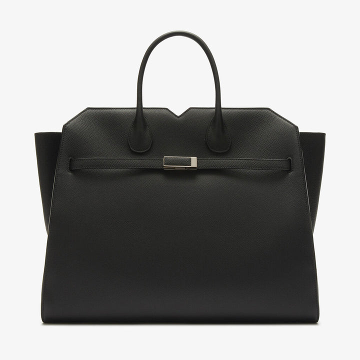 ヴァレクストラ 2ハンドル ミラノバッグ ラージ ブラック