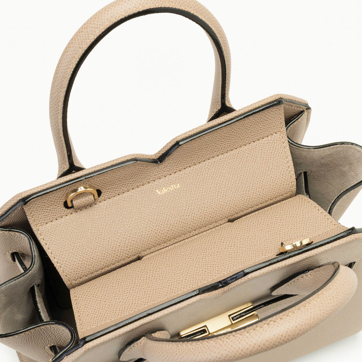 2ハンドル ミラノバッグ ミニ キアロスクーロ – Valextra