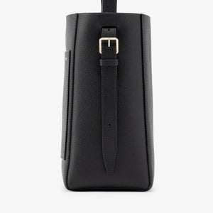 ヴァレクストラ クロージャー付き バケットバッグ スモール ブラック