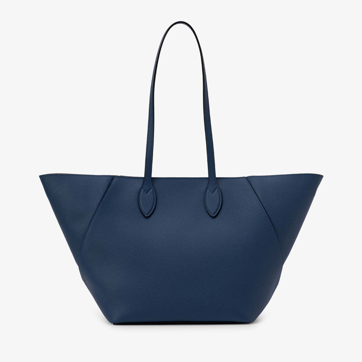 【VALEXTRA】ミクロトートショルダー イタリア製 ミディアム Blue Leather Micro top handle bag | Valextra Iside