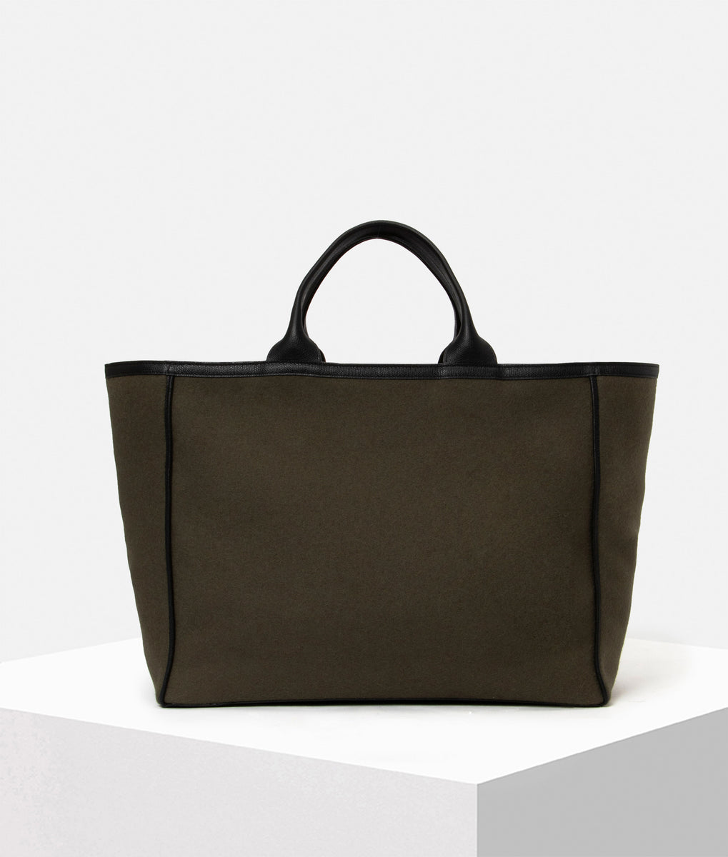 定価46万　Valextra ヴァレクストラ　トートバッグ フェルト ラージ 定価46万 Valextra ヴァレクストラ トートバッグ フェルト ラージ