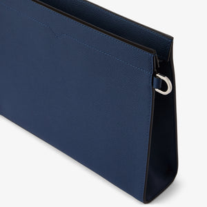 ヴァレクストラ　Vライン クラッチバッグ　サファイアブルー