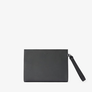 ヴァレクストラ　Vライン クラッチバッグ　ダークグレー