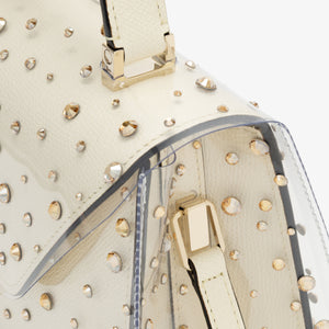 ヴァレクストラ　マイクロ イジィデ レインコート　クリア／ゴールド