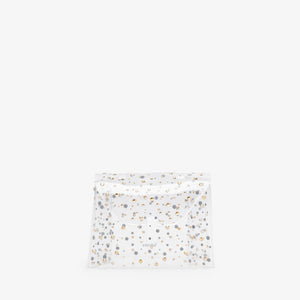 ヴァレクストラ　マイクロ イジィデ レインコート　クリア／ゴールド