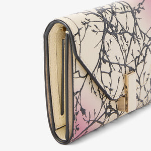 ヴァレクストラ　イジィデ ウォレット ラマージュ　ホワイト／ペオニア／ブラック