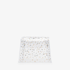 ヴァレクストラ　ミニ イジィデ レインコート　クリア／ゴールド