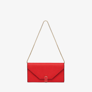 ヴァレクストラ　イジィデ チェーンウォレット　クリムゾンレッド