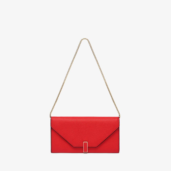 ヴァレクストラ　イジィデ チェーンウォレット　クリムゾンレッド