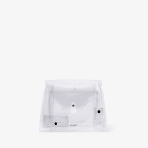 ヴァレクストラ　ミディアム イジィデ レインコート ポケット　クリア