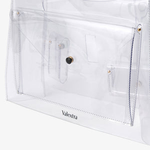 ヴァレクストラ　ミディアム イジィデ レインコート ポケット　クリア