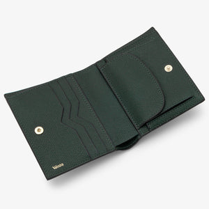 ヴァレクストラ　小銭入れ付きコンパクト二つ折り ３カード　ダークグリーン