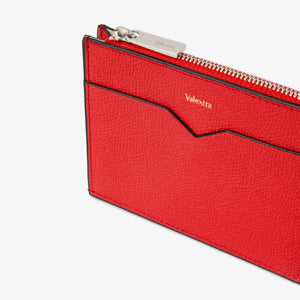ヴァレクストラ　ジップ コイン ウォレット　クリムゾンレッド