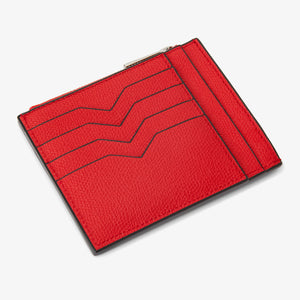 ヴァレクストラ　ジップ コイン ウォレット　クリムゾンレッド