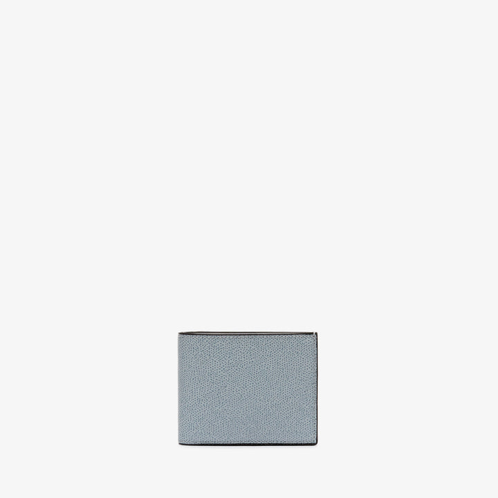 ヴァレクストラ　小銭入れ付き二つ折り 4カード　ナイアガラブルー