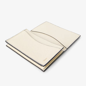 ヴァレクストラ　名刺ケース ラマージュ　ホワイト／ペオニア／ブラック