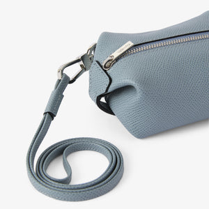 ヴァレクストラ　ストラップ付 ミニビューティポーチ　ナイアガラブルー