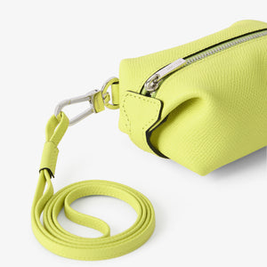 ヴァレクストラ　ストラップ付 ミニビューティポーチ　シトリンイエロー