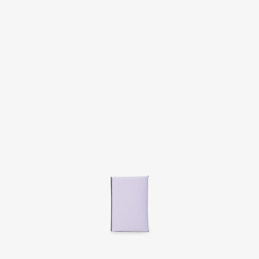 ヴァレクストラ　ボタン付き カードホルダー　ウィステリアピンク／ブラック
