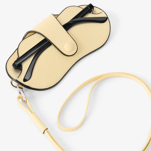 ヴァレクストラ　ストラップ付 メガネケース　ミモザ