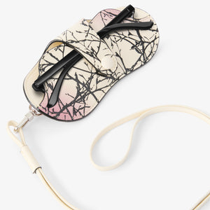 ヴァレクストラ　ストラップ付 メガネケース ラマージュ　ホワイト