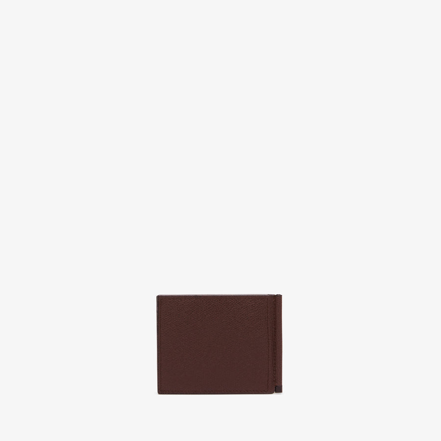 ヴァレクストラ　マネークリップ　コーヒーブラウン