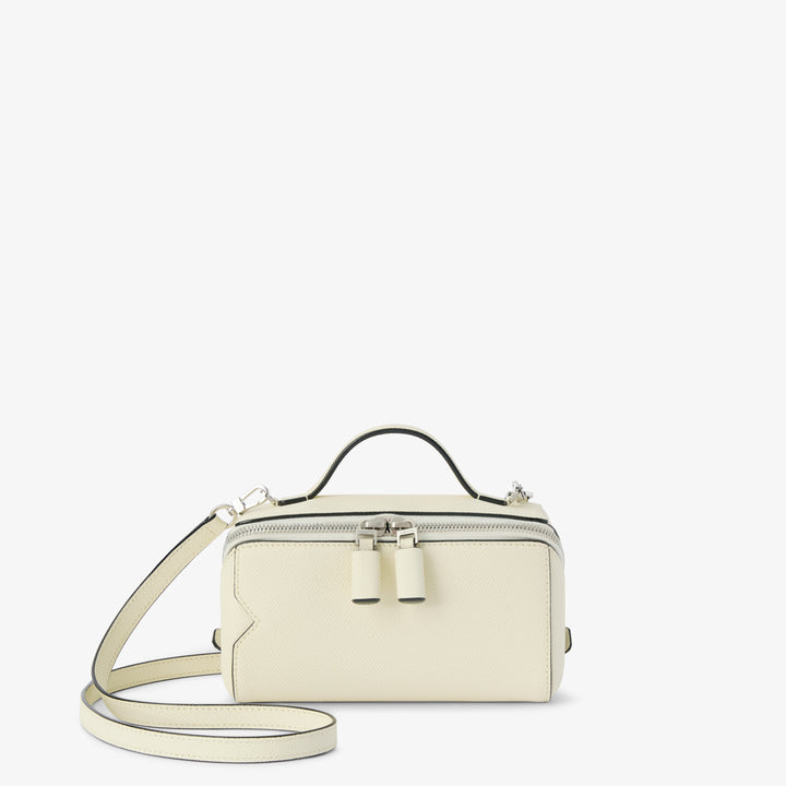 ヴァレクストラ　Vライン ビューティーケース マイクロ　ホワイト