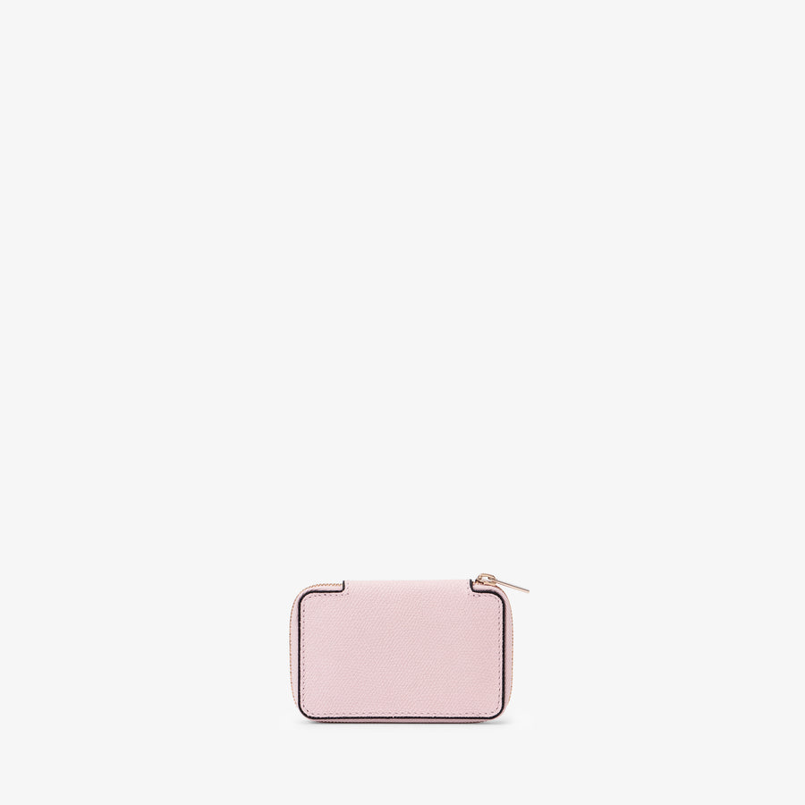 ヴァレクストラ　ラウンドジップ ミニ ウォレット　ペオニア