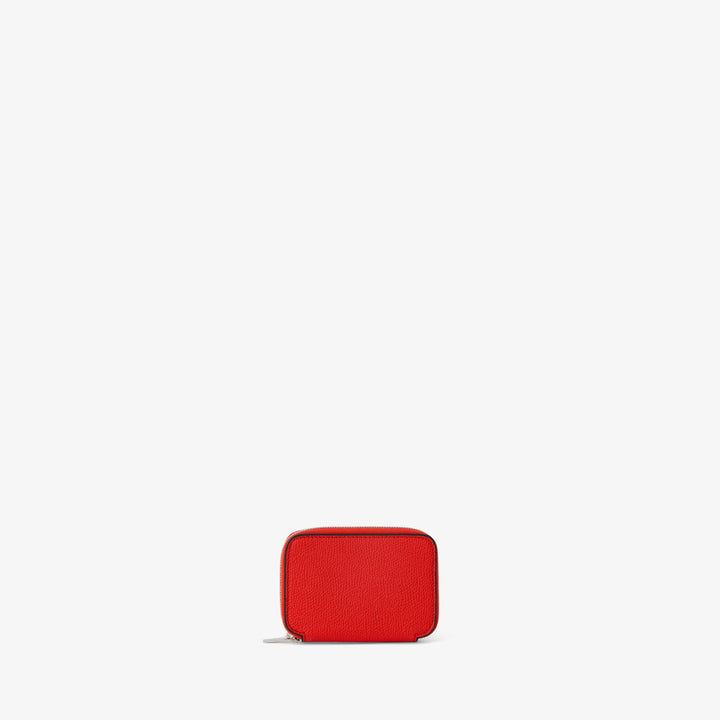 ヴァレクストラ　ジップ アラウンド カードフォルダー　クリムゾンレッド
