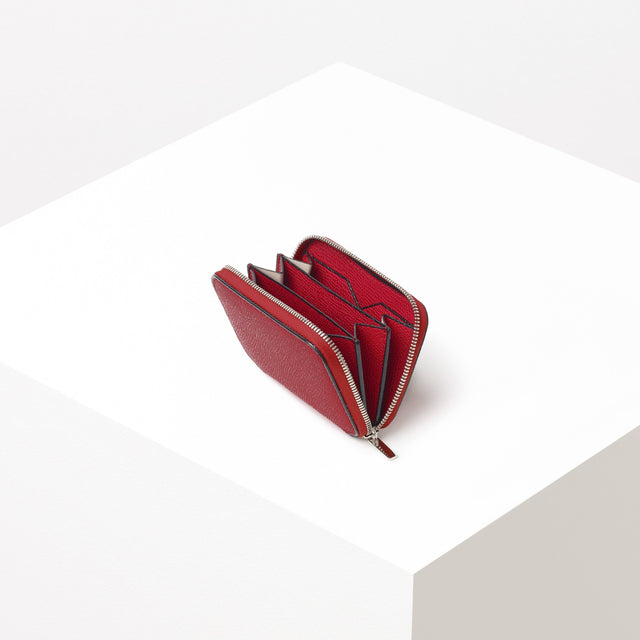 ヴァレクストラ Valextra ジップパース 12カード ダークグレー Valextra（ヴァレクストラ） 【値下げ交渉可】ヴァレクストラ ジップ