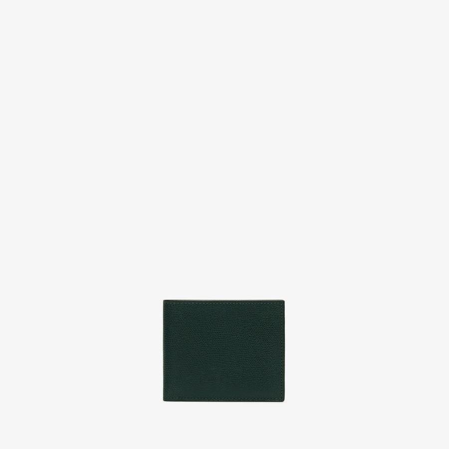ヴァレクストラ　二つ折り 6カード　ダークグリーン