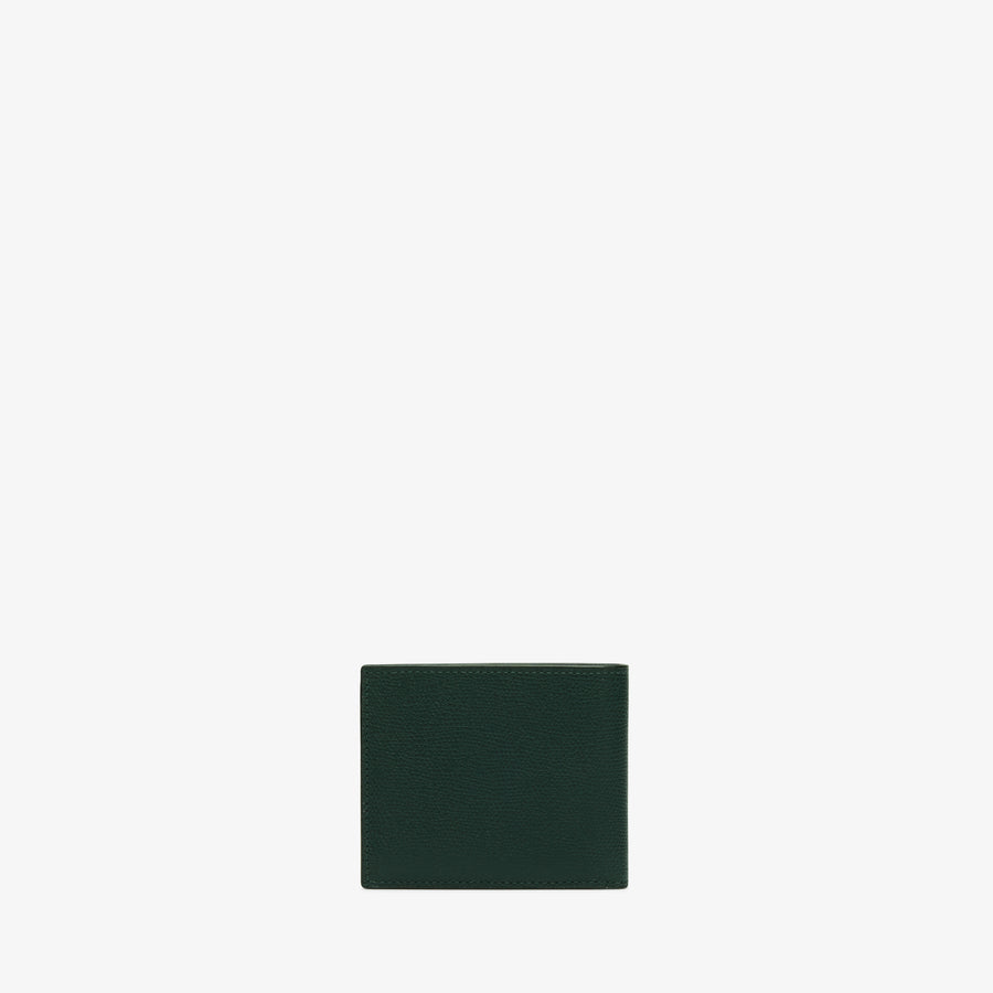 ヴァレクストラ　二つ折り 6カード　ダークグリーン