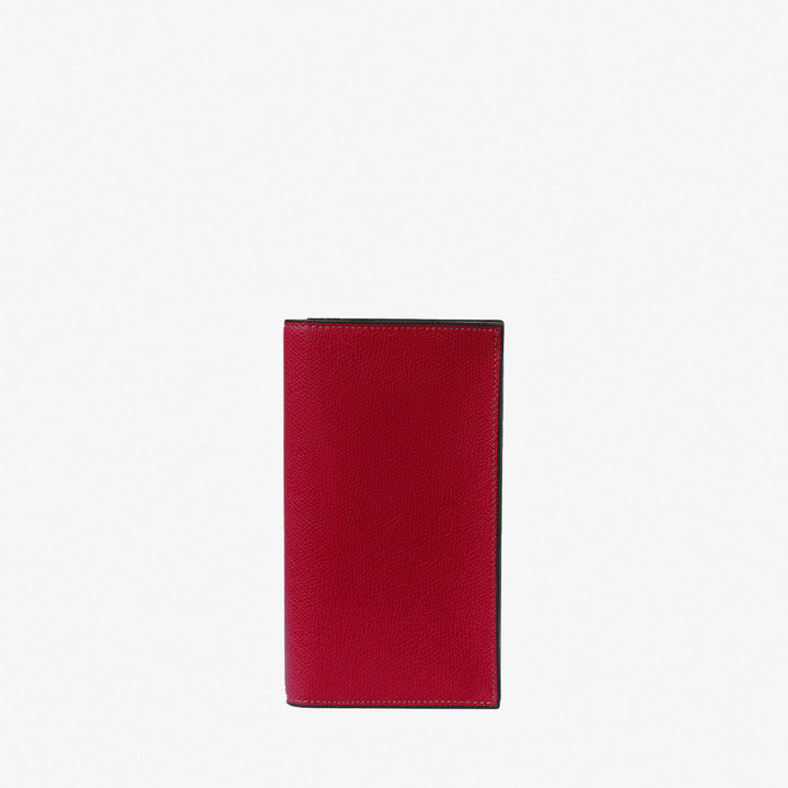 ヴァレクストラ　小銭入れ付き長財布 14カード　レッド