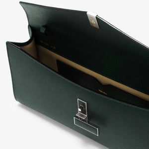 ヴァレクストラ　イジィデ クラッチバッグ　ダークグリーン