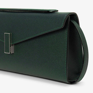 ヴァレクストラ　イジィデ クラッチバッグ　ダークグリーン