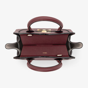 ヴァレクストラ　２ハンドル ミラノバッグ ミニ　アマラント