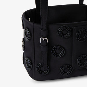 ヴァレクストラ　バケットバッグ ナノ ソフト フィズ　ブラック