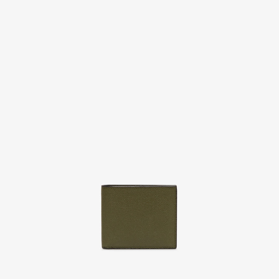 ヴァレクストラ　二つ折り 6カード　ミリタリーグリーン