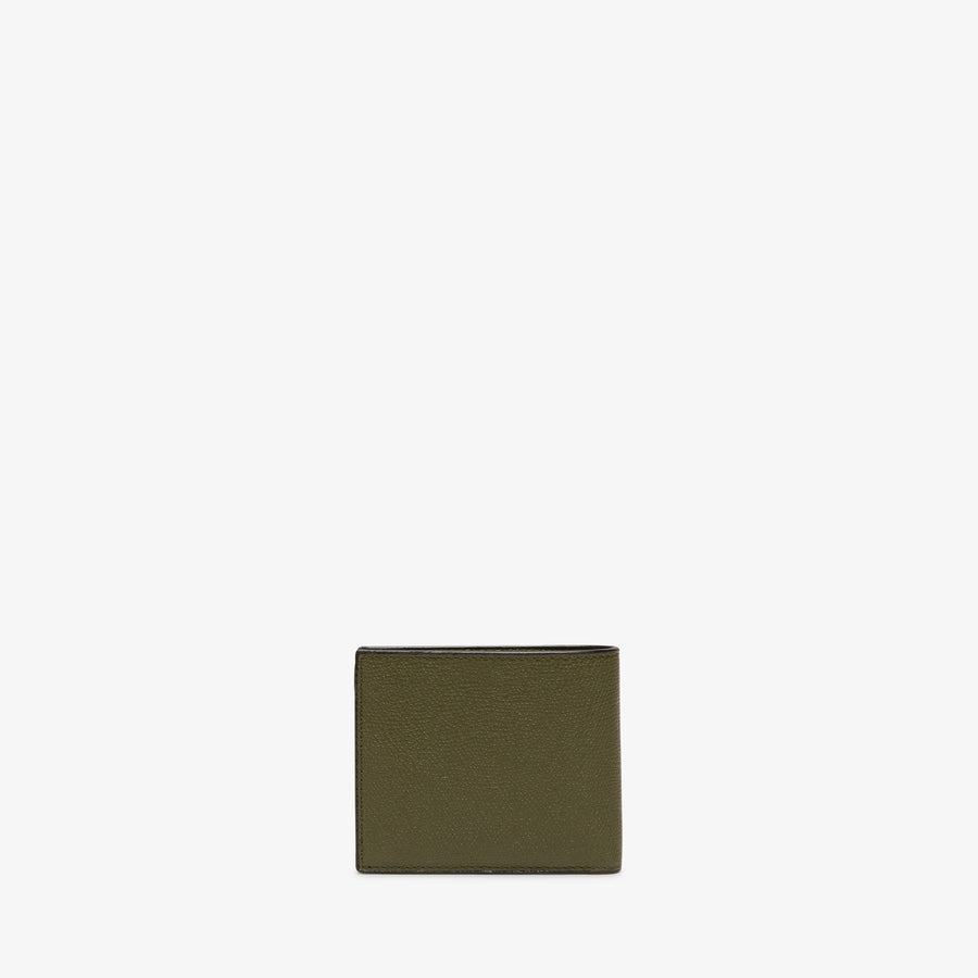 ヴァレクストラ　二つ折り 6カード　ミリタリーグリーン